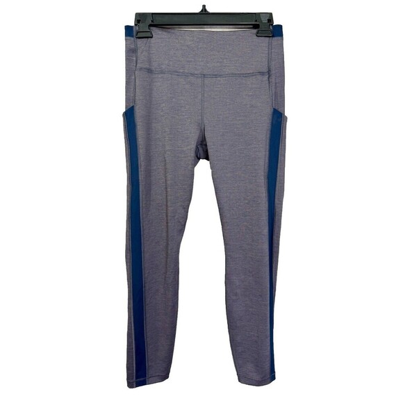 Athleta Pants - Athleta 7/8 Leggings Womens Medium Ultimate Stash Pocket Heather Blue Pants